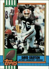 David Grayson [Disclaimer Back] Football Cards 1990 Topps Prices