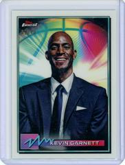 Kevin Garnett [White Refractor] Basketball Cards 2021 Topps Finest Prices