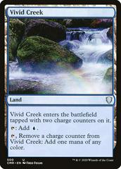 Vivid Creek [Foil] Magic Commander Legends Prices