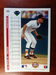 Back | Cal Ripken Jr. Baseball Cards 1992 Upper Deck