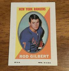 Rod Gilbert Hockey Cards 1970 Topps OPC Sticker Stamps Prices