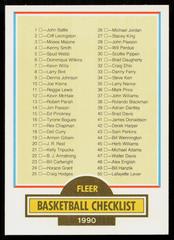 Checklist #1-100 Basketball Cards 1990 Fleer Update Prices