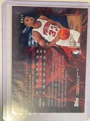 Back | Grant Hill Basketball Cards 1996 Topps Hobby Masters