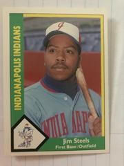 Jim Steels Baseball Cards 1990 CMC Indianapolis Indians Prices
