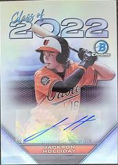 Jackson Holliday #C22A-JH Baseball Cards 2022 Bowman Draft Class of Autographs Prices