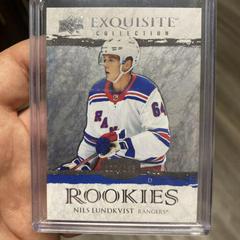 Nils Lundkvist #R-NL Hockey Cards 2021 Upper Deck Black Diamond Exquisite Collection Rookies Prices