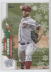 Stephen Strasburg Baseball Cards 2020 Topps Holiday Prices