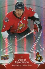 Daniel Alfredsson Hockey Cards 2009 Upper Deck McDonald's Prices