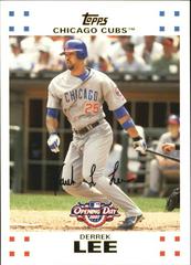 Derrek Lee #161 Baseball Cards 2007 Topps Opening Day Prices
