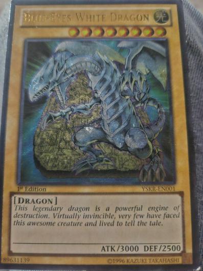 Blue-Eyes White Dragon [Ultimate Rare] YSKR-EN001 photo