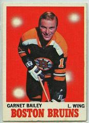 Garnet Bailey #10 Hockey Cards 1970 Topps Prices