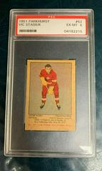 Vic Stasiuk #62 Hockey Cards 1951 Parkhurst Prices