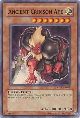 Ancient Crimson Ape ANPR-EN038 YuGiOh Ancient Prophecy