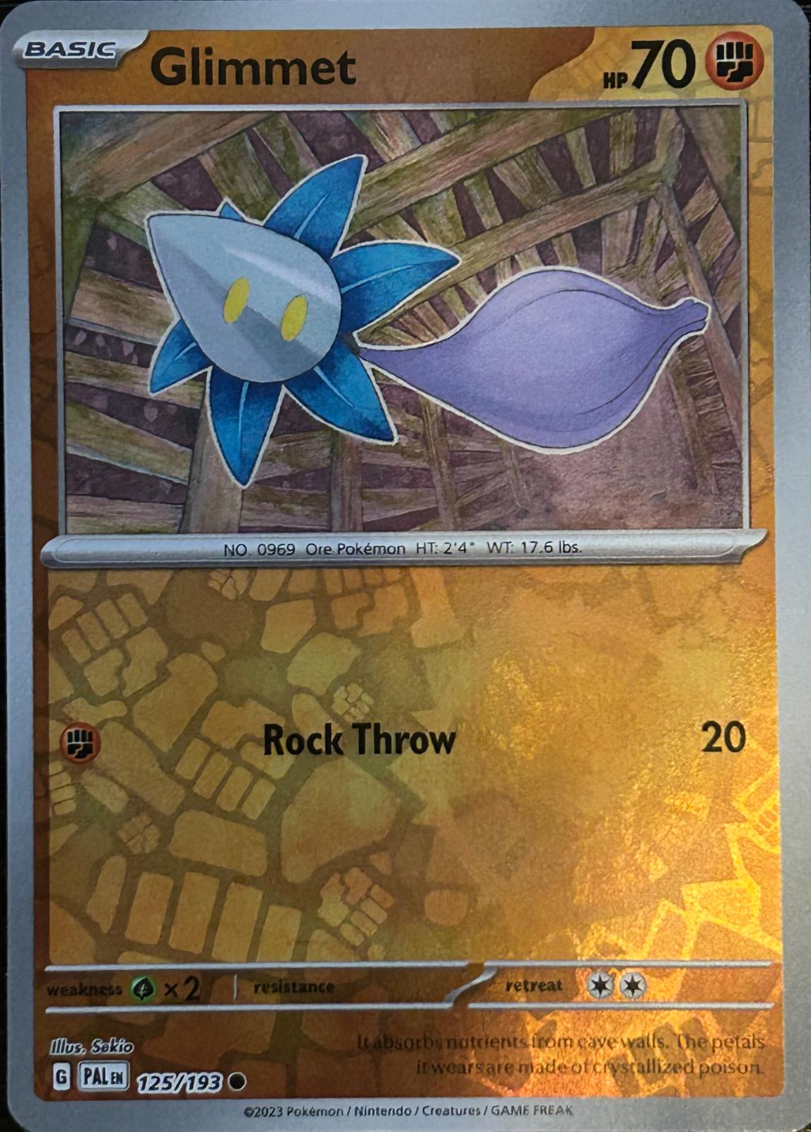 Glimmet [Reverse Holo] #125 Prices | Pokemon Paldea Evolved | Pokemon Cards