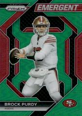 Brock Purdy [Green] #H-2 Football Cards 2023 Panini Prizm Emergent Prices
