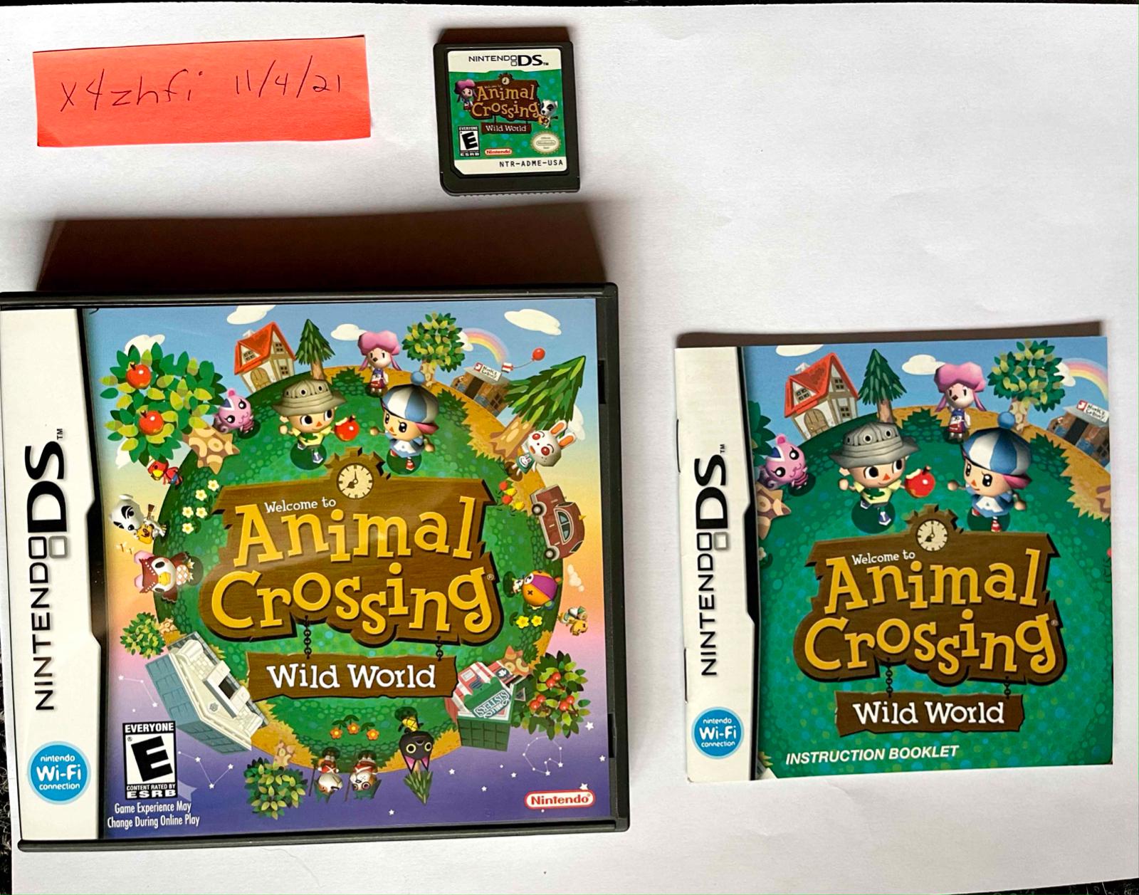 Animal Crossing Wild World | Item, Box, and Manual | Nintendo DS