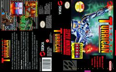Cover Front/Back/Spine | Super Turrican Super Nintendo