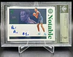 Bol Bol [Autograph Green] #176 Basketball Cards 2019 Panini Encased Prices