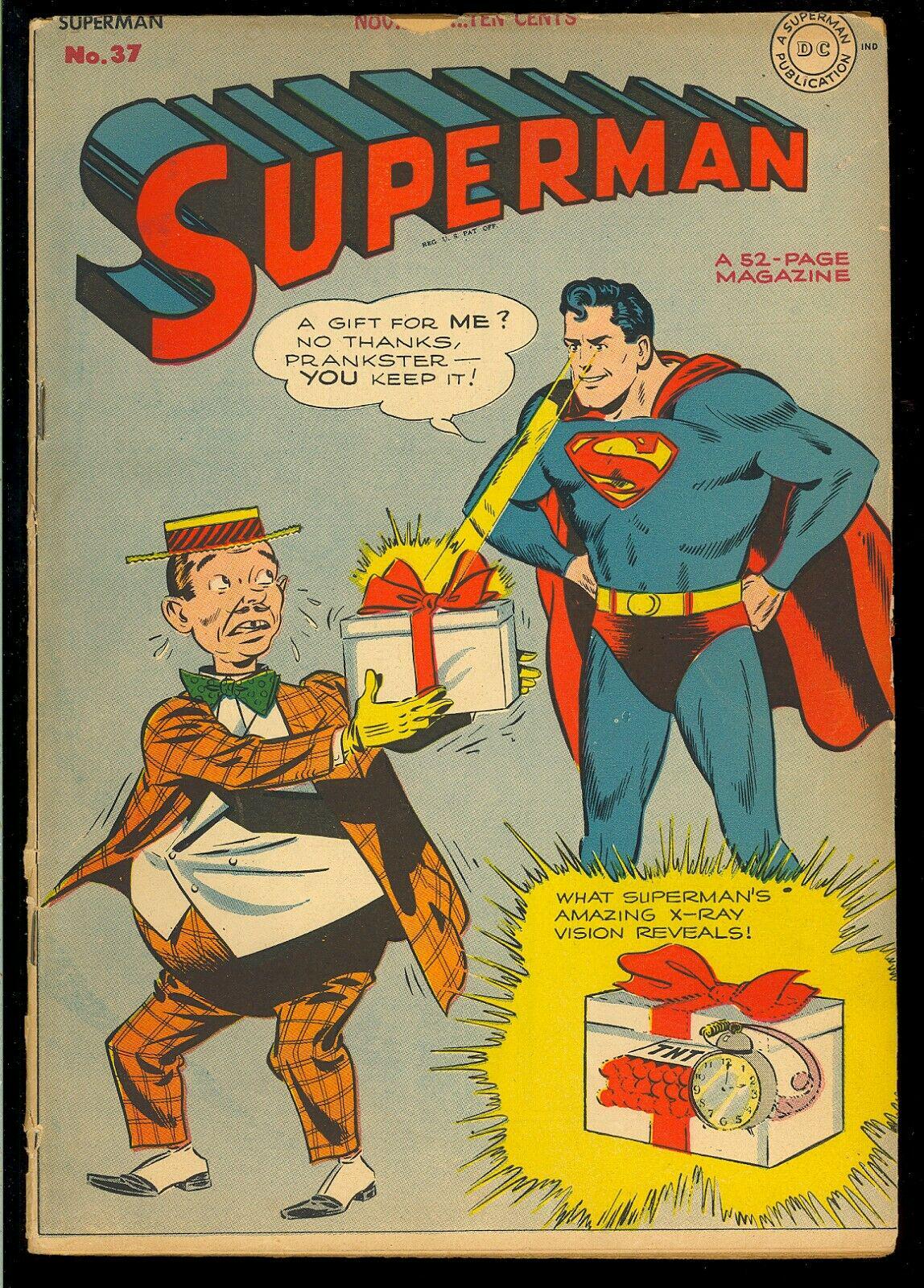 Superman #37 (1945) Comic Books Superman