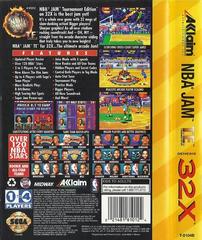 NBA Jam Tournament Edition - Back | NBA Jam Tournament Edition Sega 32X