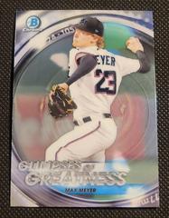 Max Meyer Baseball Cards 2020 Bowman Draft Glimpses of Greatness Prices