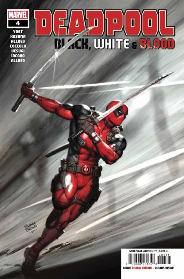 Deadpool: Black, White & Blood #4 (2021) Comic Books Deadpool: Black, White & Blood