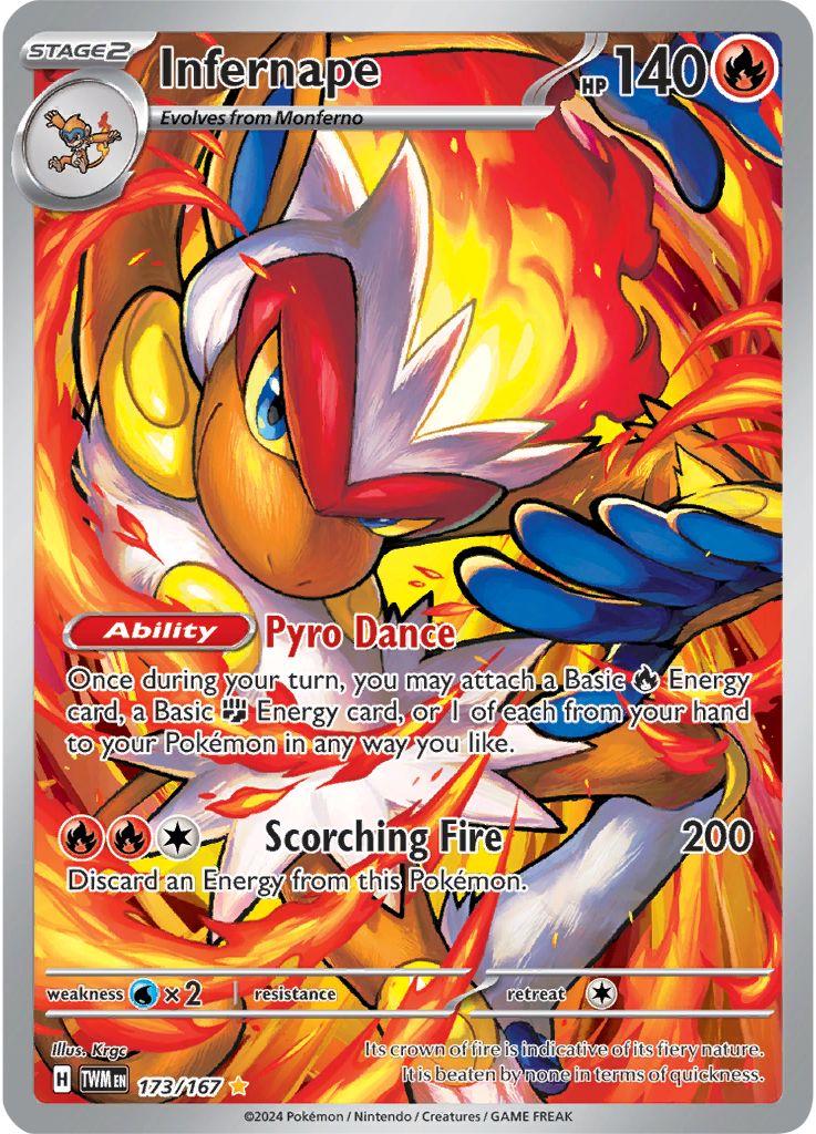 Infernape #173 Pokemon Twilight Masquerade