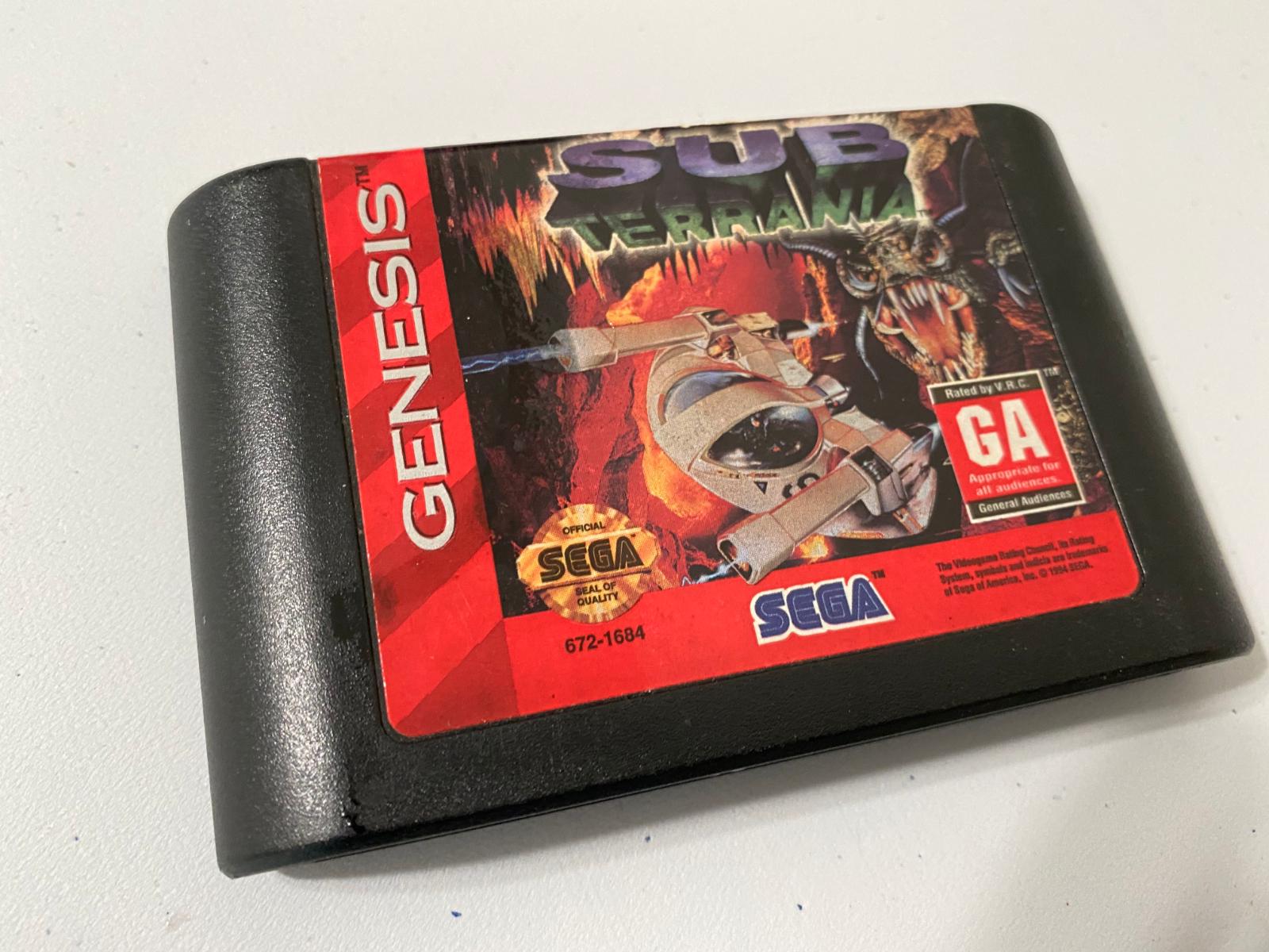 Sub Terrania | Item only | Sega Genesis