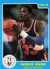 Patrick Ewing Basketball Cards 1986 Star Best of the New Old Prices