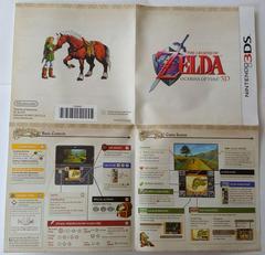 English Manual Content | Zelda Ocarina Of Time 3D [Canadian] Nintendo 3DS