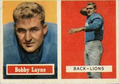 Bobby Layne Football Cards 1957 Topps Prices