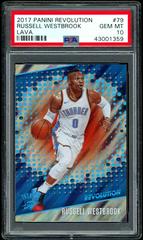 Russell Westbrook [Lava] Basketball Cards 2017 Panini Revolution Prices