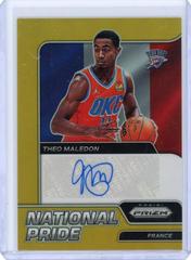 Theo Maledon [Gold] #NPS-TMB Basketball Cards 2021 Panini Chronicles National Pride Signatures Prices