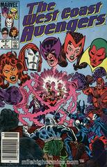 The West Coast Avengers [Newsstand] #2 (1985) Comic Books West Coast Avengers Prices