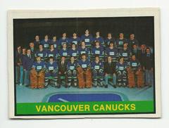 Vancouver Canucks [Checklist] #322 Hockey Cards 1974 O-Pee-Chee Prices