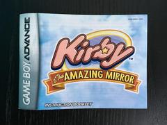 Manual Front | Kirby and the Amazing Mirror GameBoy Advance