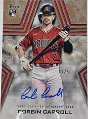 Corbin Carroll [Gold] #BSA-CCA Baseball Cards 2023 Topps Series 2 Stars Autographs Prices