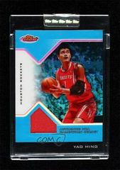 Yao Ming [Jersey Blue Refractor] #122 Basketball Cards 2004 Finest Prices