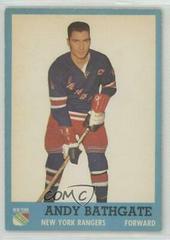 Andy Bathgate #52 Hockey Cards 1962 Topps Prices