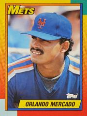 Orlando Mercado #73T Baseball Cards 1990 Topps Traded Tiffany Prices