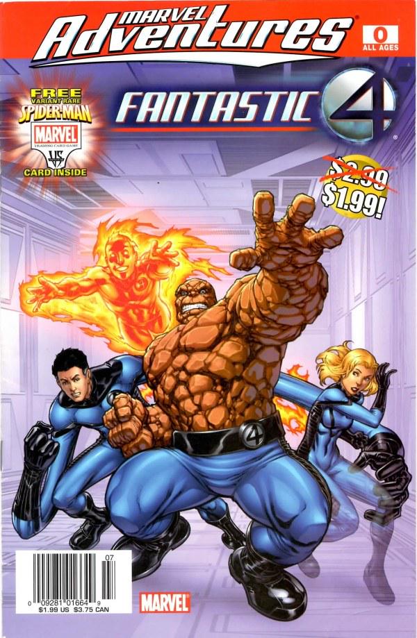 Marvel Adventures: Fantastic Four [Newsstand] #0 (2005) Comic Books Marvel Adventures Fantastic Four