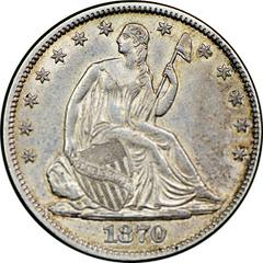 1870 Coins Seated Liberty Half Dollar Prices