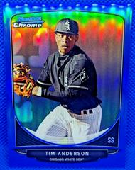 Tim Anderson [Purple Ice] Baseball Cards 2013 Bowman Draft Picks & Prospects Prices