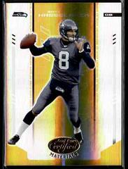 Matt Hasselbeck [Materials Mirror Gold] Football Cards 2004 Leaf Certified Materials Prices