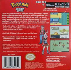 Brand New Sealed Pokemon Fire Red Nintendo Gameboy WATA Graded 8.0 A