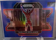 Shelton Benjamin [Blue Shimmer Prizm] Wrestling Cards 2022 Panini Prizm WWE Prices