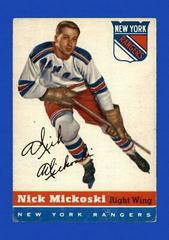 Nick Mickoski #29 Hockey Cards 1954 Topps Prices