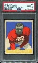 Vince Banonis [White Name on Front] Football Cards 1948 Leaf Prices