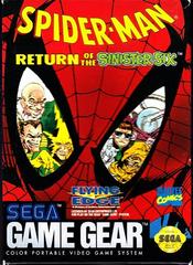 Spiderman Return Of The Sinister Six - Front | Spiderman Return of the Sinister Six Sega Game Gear