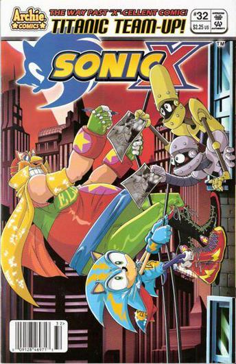 Sonic X #32 (2008) Cover Art